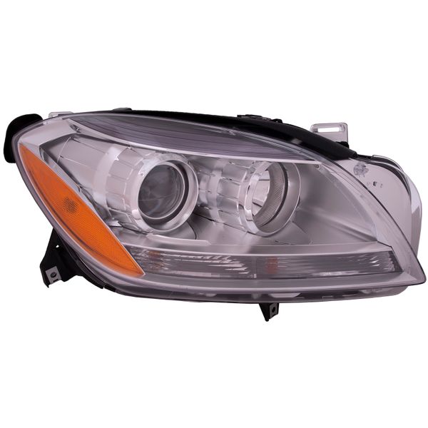 Headlight Halogen Right Passenger CAPA Certified Fits 2012 2015