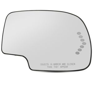 New Mirror Glass and Backplate for Chevy GMC Truck Right Passenger Side Power Turn Signal
