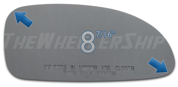New Mirror Glass Replacements For Buick Lesabre 2000-2005 Passenger Right Side