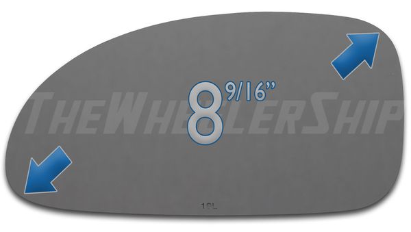New Mirror Glass Replacements For Buick Lesabre 2000-2005 Driver Left Side 2752