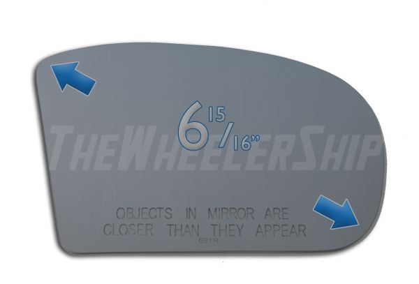 New Mirror Glass Replacement For Mercedes Benz E280 E320 E350 C320 C280 5148