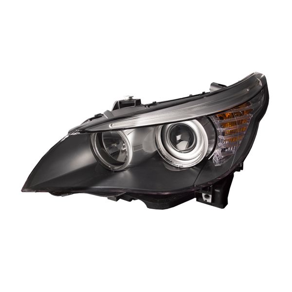 Headlight Halogen Black Housing Left Driver Assembly Fits 2008-2010 BMW ...