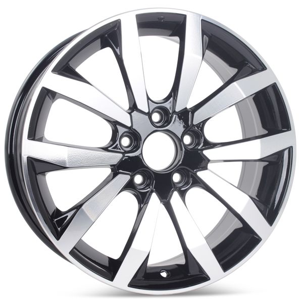 New 17" x 7" Wheel for Honda Civic EX EX-L 2014 2015 Rim Black 63996 64063