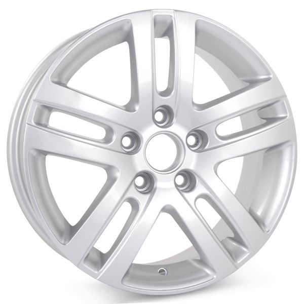 New 16" Alloy Replacement Wheel for Volkswagen Jetta VW 2005 2006 2007 2008 2009 2010 2011 2012 2013 2014 2015 2016 2017 2018 Silver Rim 69812