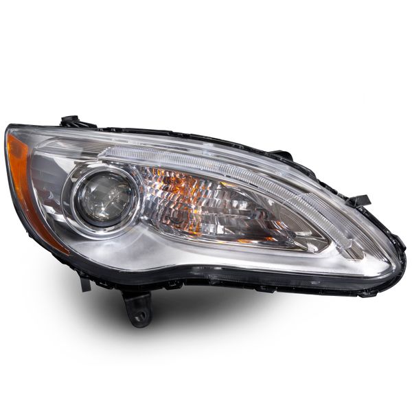 Headlight Chrome Projector Halogen Right Passenger Sedan Convertible ...