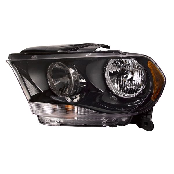 20112013 Dodge Durango New Black Halogen Left Driver Headlight Assembly