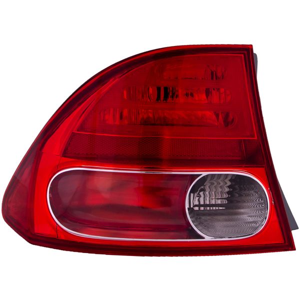 Tail Light Left Driver Fits 20062008 Honda Civic Sedan/Hybrid