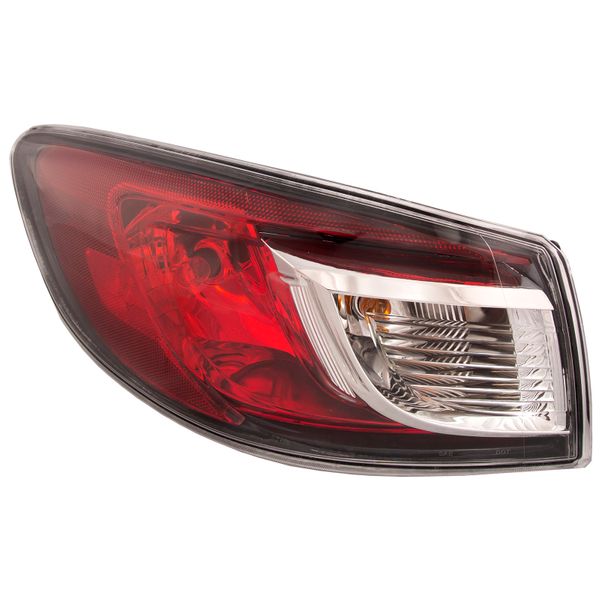 Tail Light Left Driver Side Assembly For 20102013 Mazda 3 Sedan