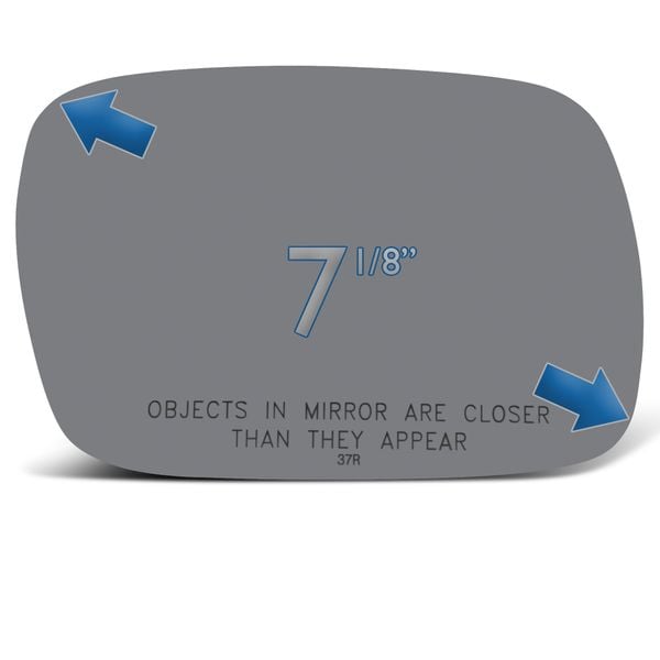 New Mirror Glass Replacements For Jeep Cherokee 1997-2001 Passenger Right Side