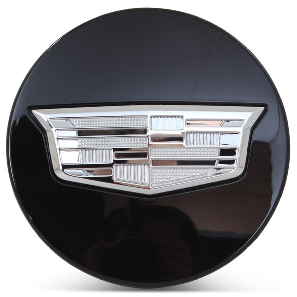 OE Genuine Cadillac Center Cap Black W/ Chrome Crest 23491827 for Escalade Fits multiple wheels CAP7030