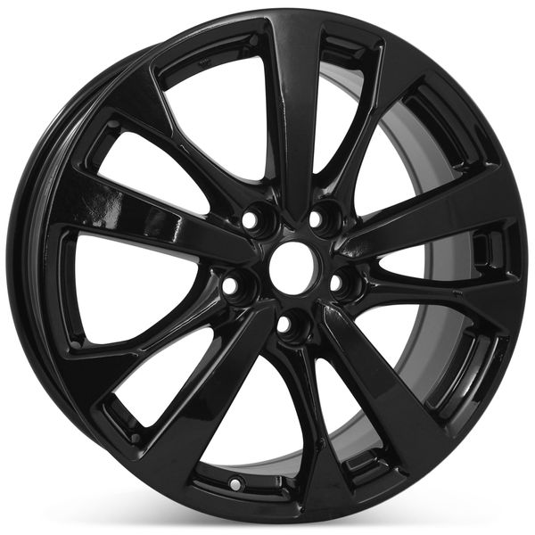 New 18" Alloy Replacement Wheel for Nissan Altima 2016-2018 Gloss Black Rim 62720 