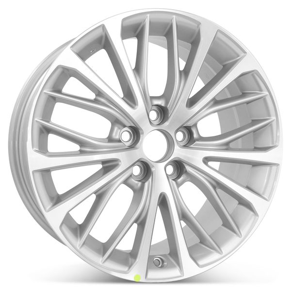 New 18" x 8" Replacement Wheel for Toyota Camry SE 2018 2019 2020 Rim 75221 Machined W/ Silver