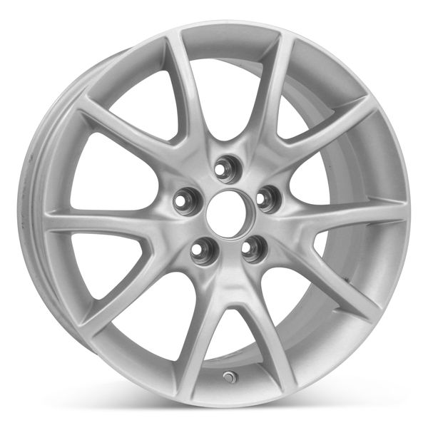 New 17" x 7.5" Alloy Replacement Wheel for Dodge Dart 2013 2014 2015 2016 Silver Rim 2481 OPEN BOX